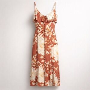 NAF NAF Floral Maxi Dress 100% Viscose (141)